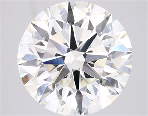 Picture of Natural Diamond 3.80 Carats, Round with Excellent Cut, J Color, VVS2 Clarity and Certified by GIA