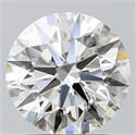 Natural Diamond 2.01 Carats, Round with Excellent Cut, I Color, SI2 Clarity and Certified by GIA