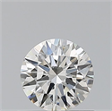 Natural Diamond 0.46 Carats, Round with Excellent Cut, H Color, SI2 Clarity and Certified by GIA