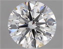 Natural Diamond 1.40 Carats, Round with Excellent Cut, F Color, VVS1 Clarity and Certified by GIA