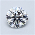 Natural Diamond 1.20 Carats, Round with Excellent Cut, D Color, FL Clarity and Certified by GIA