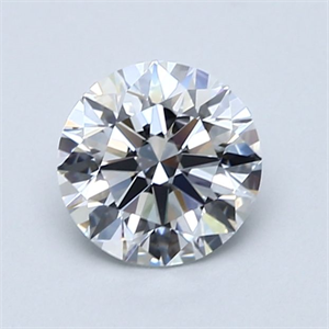 Picture of Natural Diamond 1.20 Carats, Round with Excellent Cut, D Color, FL Clarity and Certified by GIA