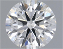 Natural Diamond 0.55 Carats, Round with Excellent Cut, H Color, SI2 Clarity and Certified by GIA