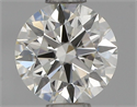 Natural Diamond 0.56 Carats, Round with Excellent Cut, I Color, VS1 Clarity and Certified by IGI