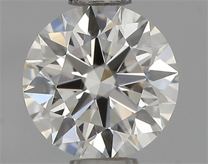 Picture of Natural Diamond 0.56 Carats, Round with Excellent Cut, I Color, VS1 Clarity and Certified by IGI