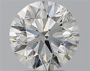 Picture of Natural Diamond 3.00 Carats, Round with Excellent Cut, I Color, SI1 Clarity and Certified by GIA