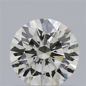 Picture of Natural Diamond 0.41 Carats, Round with Excellent Cut, I Color, SI2 Clarity and Certified by IGI