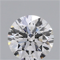 Natural Diamond 0.40 Carats, Round with Excellent Cut, D Color, VVS1 Clarity and Certified by GIA