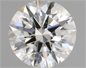 Natural Diamond 0.50 Carats, Round with Excellent Cut, J Color, SI1 Clarity and Certified by GIA