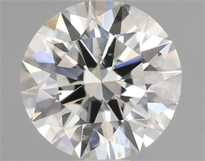 Picture of Natural Diamond 0.50 Carats, Round with Excellent Cut, J Color, SI1 Clarity and Certified by GIA