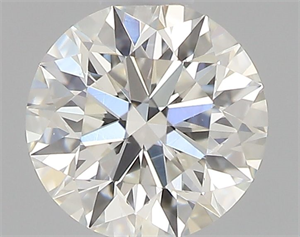 Picture of Natural Diamond 0.42 Carats, Round with Excellent Cut, H Color, SI1 Clarity and Certified by GIA