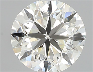 Picture of Natural Diamond 0.50 Carats, Round with Very Good Cut, K Color, VVS2 Clarity and Certified by GIA