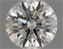 Natural Diamond 0.51 Carats, Round with Excellent Cut, J Color, VS1 Clarity and Certified by GIA