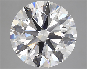 Picture of Natural Diamond 5.23 Carats, Round with Excellent Cut, F Color, VVS1 Clarity and Certified by GIA