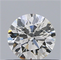 Natural Diamond 0.40 Carats, Round with Excellent Cut, J Color, SI2 Clarity and Certified by GIA