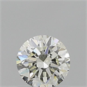 Natural Diamond 0.51 Carats, Round with Very Good Cut, K Color, VS2 Clarity and Certified by GIA