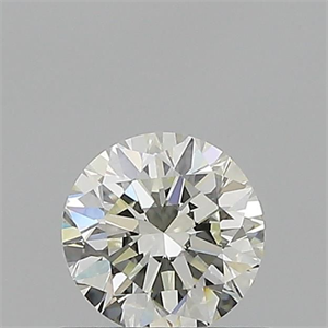 Picture of Natural Diamond 0.51 Carats, Round with Very Good Cut, K Color, VS2 Clarity and Certified by GIA