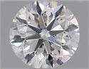 Natural Diamond 0.40 Carats, Round with Very Good Cut, H Color, VS2 Clarity and Certified by GIA