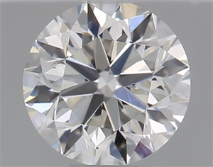 Picture of Natural Diamond 0.40 Carats, Round with Very Good Cut, H Color, VS2 Clarity and Certified by GIA