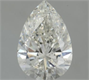 Natural Diamond 2.01 Carats, Pear with  Cut, J Color, SI1 Clarity and Certified by GIA