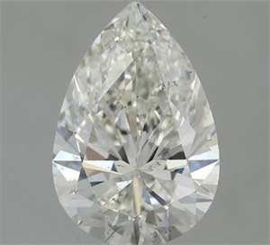 Picture of Natural Diamond 2.01 Carats, Pear with  Cut, J Color, SI1 Clarity and Certified by GIA