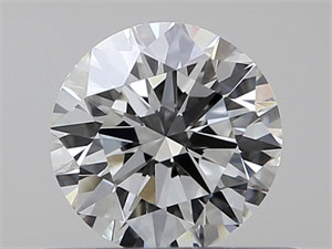 Picture of Natural Diamond 0.40 Carats, Round with Very Good Cut, I Color, VVS1 Clarity and Certified by GIA