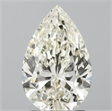 Natural Diamond 2.07 Carats, Pear with  Cut, J Color, IF Clarity and Certified by IGI