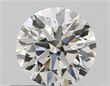 Natural Diamond 0.50 Carats, Round with Excellent Cut, J Color, SI1 Clarity and Certified by GIA