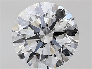 Picture of Natural Diamond 1.83 Carats, Round with Excellent Cut, H Color, IF Clarity and Certified by GIA