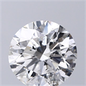 Natural Diamond 3.01 Carats, Round with Excellent Cut, F Color, SI2 Clarity and Certified by IGI