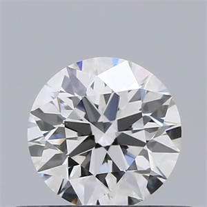 Picture of Natural Diamond 0.40 Carats, Round with Excellent Cut, E Color, IF Clarity and Certified by GIA