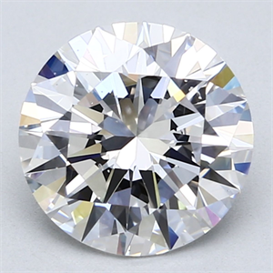 Picture of Natural Diamond 3.01 Carats, Round with Excellent Cut, E Color, SI1 Clarity and Certified by GIA