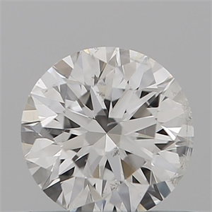 Picture of Natural Diamond 0.51 Carats, Round with Excellent Cut, G Color, I1 Clarity and Certified by GIA