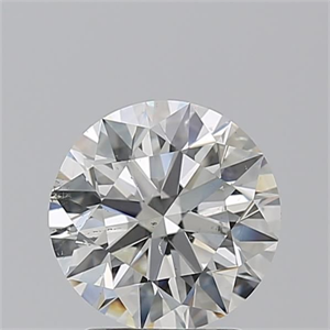 Picture of Natural Diamond 2.00 Carats, Round with Excellent Cut, I Color, SI1 Clarity and Certified by GIA