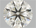 Natural Diamond 0.50 Carats, Round with Very Good Cut, J Color, VVS1 Clarity and Certified by IGI