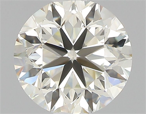 Picture of Natural Diamond 0.50 Carats, Round with Very Good Cut, J Color, VVS1 Clarity and Certified by IGI