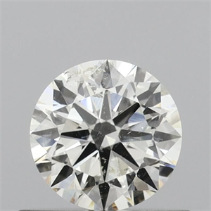 Picture of Natural Diamond 0.51 Carats, Round with Excellent Cut, J Color, SI2 Clarity and Certified by IGI