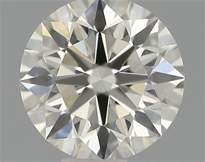 Picture of Natural Diamond 0.40 Carats, Round with Excellent Cut, I Color, VS2 Clarity and Certified by IGI