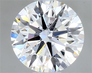 Picture of Natural Diamond 0.44 Carats, Round with Excellent Cut, E Color, SI1 Clarity and Certified by GIA