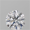 Natural Diamond 1.70 Carats, Round with Excellent Cut, E Color, VVS2 Clarity and Certified by GIA