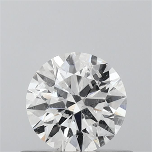 Picture of Natural Diamond 0.50 Carats, Round with Excellent Cut, F Color, I1 Clarity and Certified by GIA