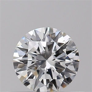 Picture of Natural Diamond 0.40 Carats, Round with Excellent Cut, F Color, SI2 Clarity and Certified by GIA