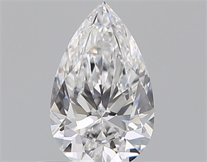 Picture of Natural Diamond 0.51 Carats, Pear with  Cut, D Color, VS1 Clarity and Certified by GIA