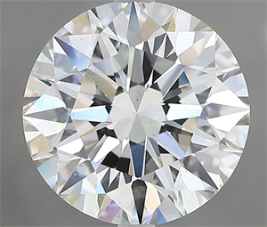 Picture of Natural Diamond 3.31 Carats, Round with Excellent Cut, I Color, VS2 Clarity and Certified by GIA