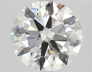 Picture of Natural Diamond 2.03 Carats, Round with Excellent Cut, K Color, VS1 Clarity and Certified by GIA