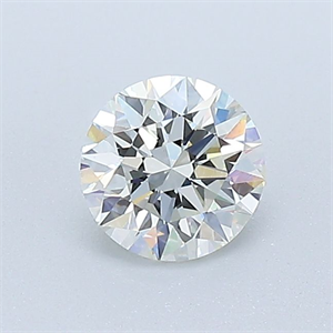 Picture of Natural Diamond 0.50 Carats, Round with Excellent Cut, J Color, VS2 Clarity and Certified by GIA