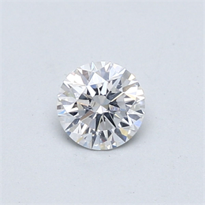 Picture of Natural Diamond 0.40 Carats, Round with Very Good Cut, D Color, SI2 Clarity and Certified by GIA