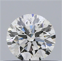 Natural Diamond 0.41 Carats, Round with Excellent Cut, H Color, VS2 Clarity and Certified by IGI