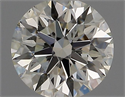 Natural Diamond 0.42 Carats, Round with Excellent Cut, J Color, VS2 Clarity and Certified by GIA