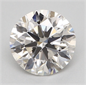 Natural Diamond 0.50 Carats, Round with Excellent Cut, I Color, VVS2 Clarity and Certified by GIA